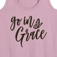 thumbnail image 3 of Instant Message - Go In Grace - Butterfly - Women's Racerback Tank Top, 3 of 6