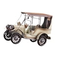thumbnail image 4 of Modelo de coche clásico, antigüedad, festival, regalo, estantería, coleccionable, novedad, miniatura Blanco, 4 of 9