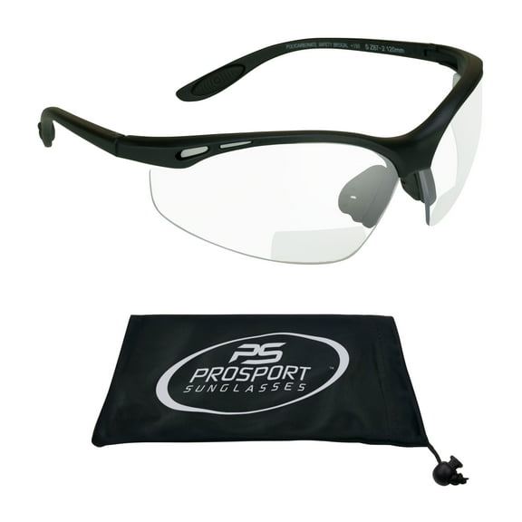 proSPORT Bifocal sunglass Safety Reader Z87 Wrap Around No Slip Grip