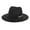 Black, variant on Baqcunre Bucket Hats for Men, Big Brim Hat Panama Jazz Hat Fedora Ladies Beach Travel Sun Hat Fisherman Hat, Bucket Hats for Woman, Sun Hats for Women, Sun Hats for Men