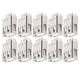 thumbnail image 3 of 10 Pcs Straight Solder Type USB A Female Plug Jack Connector, 3 of 5