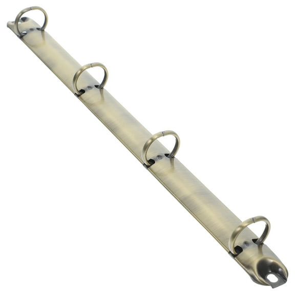 Masteelf Metal Clip Ring Binder Mechanism 4 Ring A4 Binder Spine Loose Leaf Binding Rings For Organizer Binder Planners Binding Bars, Office Supplies