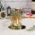 thumbnail image 2 of dajkiuy Christmas Candle Holders, Star Snowflake Tree Tea Light Holders Candlestick Holders for Home Wedding Party Table Decor, 2 of 6