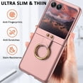 thumbnail image 2 of Compatible Motorola Razr Plus 2023 Case with Ring & Stand,Motorola Razr+ 2023 Case Slim,Cute Thin Protective Cover Phone Case for Moto Razr 40 Ultra Case New Motorola Razr 2023 Cases Women Pink, 2 of 12
