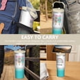 thumbnail image 7 of 30 Oz Tumbler Blue Rainbow Pencil Tumbler with Lid and Straw, Birthday Gift Cup for Friend Women Men Coffee Travel Mug Thanksgiving Day Halloween Christmas Gift Water Bottle, 7 of 7