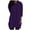 Purple, variant on Tumotour Pullover for Women Crew Neck 3/4 Sleeve Casual Loose Top 2025 Sweatshirts Blouse Tops