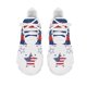 thumbnail image 1 of Zapatillas de running de verano para mujer con estampado de bandera estadounidense, ligeras, con cordones, de malla, para viajes al aire libre, con diseño artístico indígena, 1 of 6