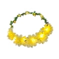 thumbnail image 4 of Tocado de flores crisantemo jinwen para niñas Beige, 4 of 8
