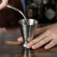 thumbnail image 4 of Vaso medidor de acero inoxidable de 75 ml para chupitos, bebidas espirituosas y cócteles., 4 of 4