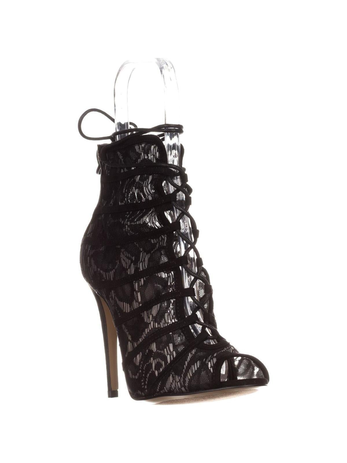 jingle peep toe bootie