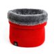 thumbnail image 1 of Bufanda de lana para mujer, estilo coreano, de invierno, con forro polar, resistente al frío, gruesa, cálida, con cuello alto, 1 of 1