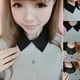 thumbnail image 4 of 2 / Set Cuello Desmontable para Mujer Cuello Falso Medio Cuello de Jinwen Collar desmontable de encaje para mujer, 4 of 8