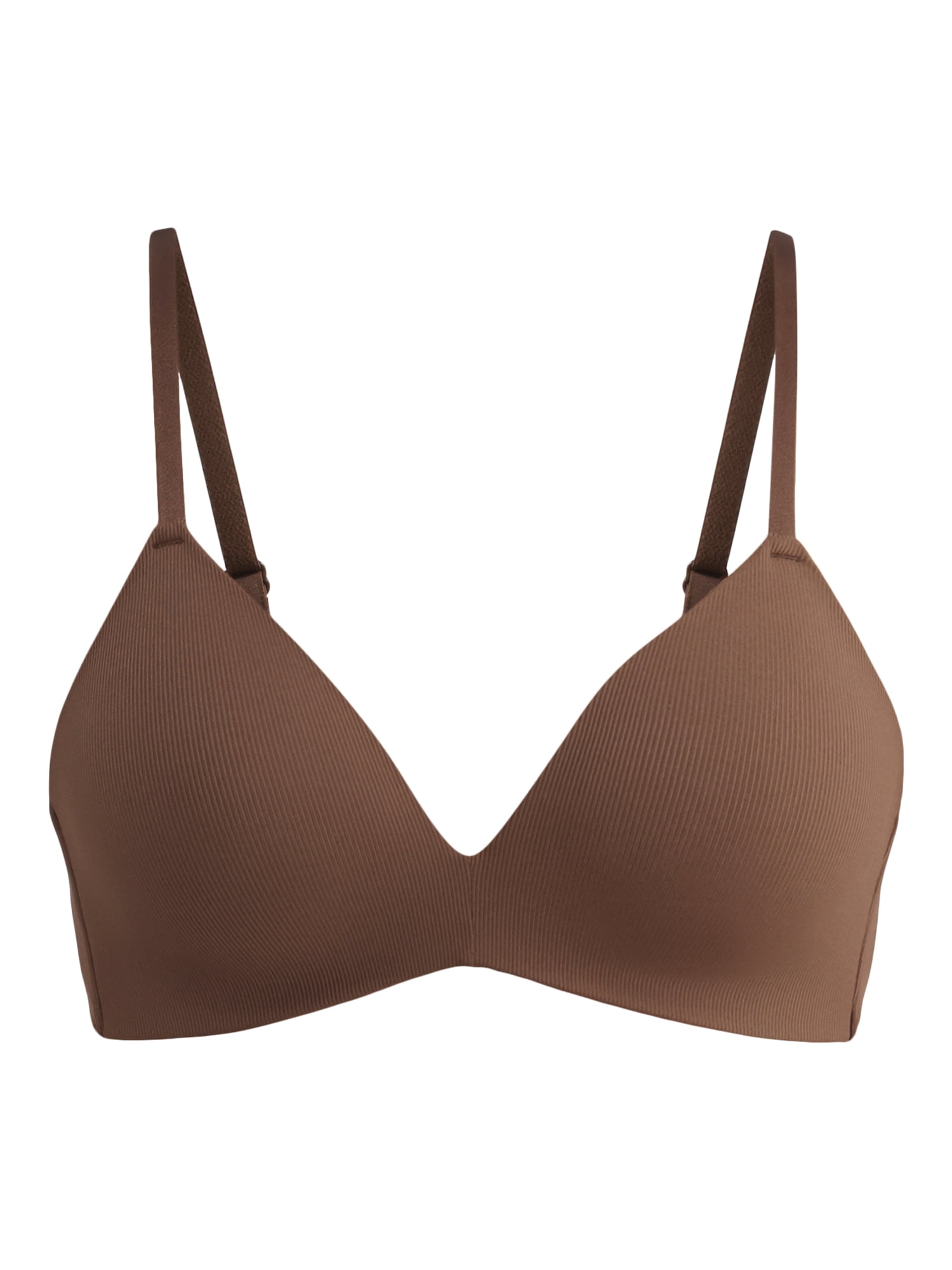 No Boundaries Wireless Rib T-Shirt Bra, Women's Sizes XS-XXXL