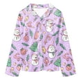 thumbnail image 6 of Gubotare Christmas Gifts for Girls Toddler & Kids Pajamas Set Seamless Snug fit Long Sleeve Loungewear Sleepwear 2pcs Pjs Set for Boys Girls Size 7-8 (Light Purple,7-8 Years), 6 of 9