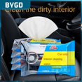 thumbnail image 1 of Portable 15 Draw Car Wipes Gentle Multifunctional Car Seat Interior Wet Tissue Universal Decontamination Wet Tissue Paper01Russian Federation He Qiyong unisex, 1 of 1