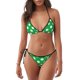 thumbnail image 1 of Disketp Green And White Polka Dot para Bañador de Dos Piezas para Mujer, Bikini Sexy Halter String, Conjunto de Bikini en Triángulo, 1 of 6