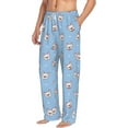 thumbnail image 2 of Balery French Bulldog Head print Men's Pajama Pants,Ultra Lightweight Pjs,Lounge Pant-X-Large, 2 of 9