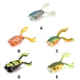 thumbnail image 3 of Naiovety Cebo en forma de rana, atractivo, reutilizable, aparejos, cebos, biónico, vívido, práctico, señuelo de pesca, agua salada, lago de Pescar Tipo-04, 3 of 6