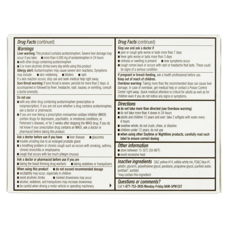 Kirkland Signature Severe Cold Flu MultiSymptom Caplets,