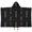 Black White Moon-1, variant on Dark Blue Sun Moon Wreath Pattern Hooded Bath Towel,50"x30" for Ages 3 To 12 Kids, Quick Dry Lightweight Soft Microfiber Hood Beach Towel Cover Up for Kids