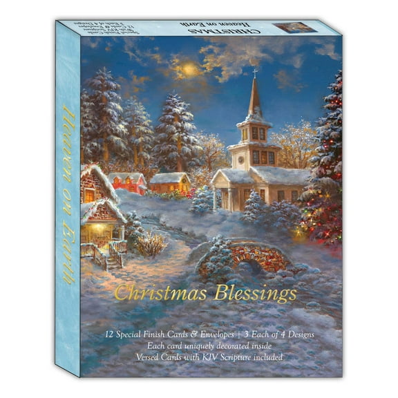 Card-Boxed-Shared Blessings-Christmas-Assorted/Heaven On Earth (Box Of 12)
