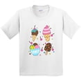 thumbnail image 3 of Inktastic Ice Cream with Patterns Youth T-Shirt, 3 of 5