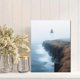 thumbnail image 2 of Qisvanset Framed Canvas Wall Art 12x16 Inch Peace Be Still Lighthouse Faith Bible Verse Art, 2 of 5