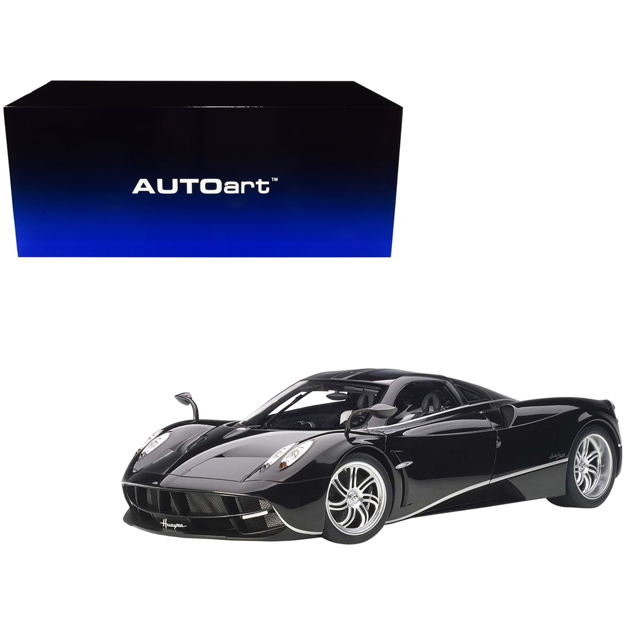 Autoart 12233 Pagani Huayra Gloss Black with Stripes Autoart 12233 Pagani Huayra Gloss Black with Stripes
