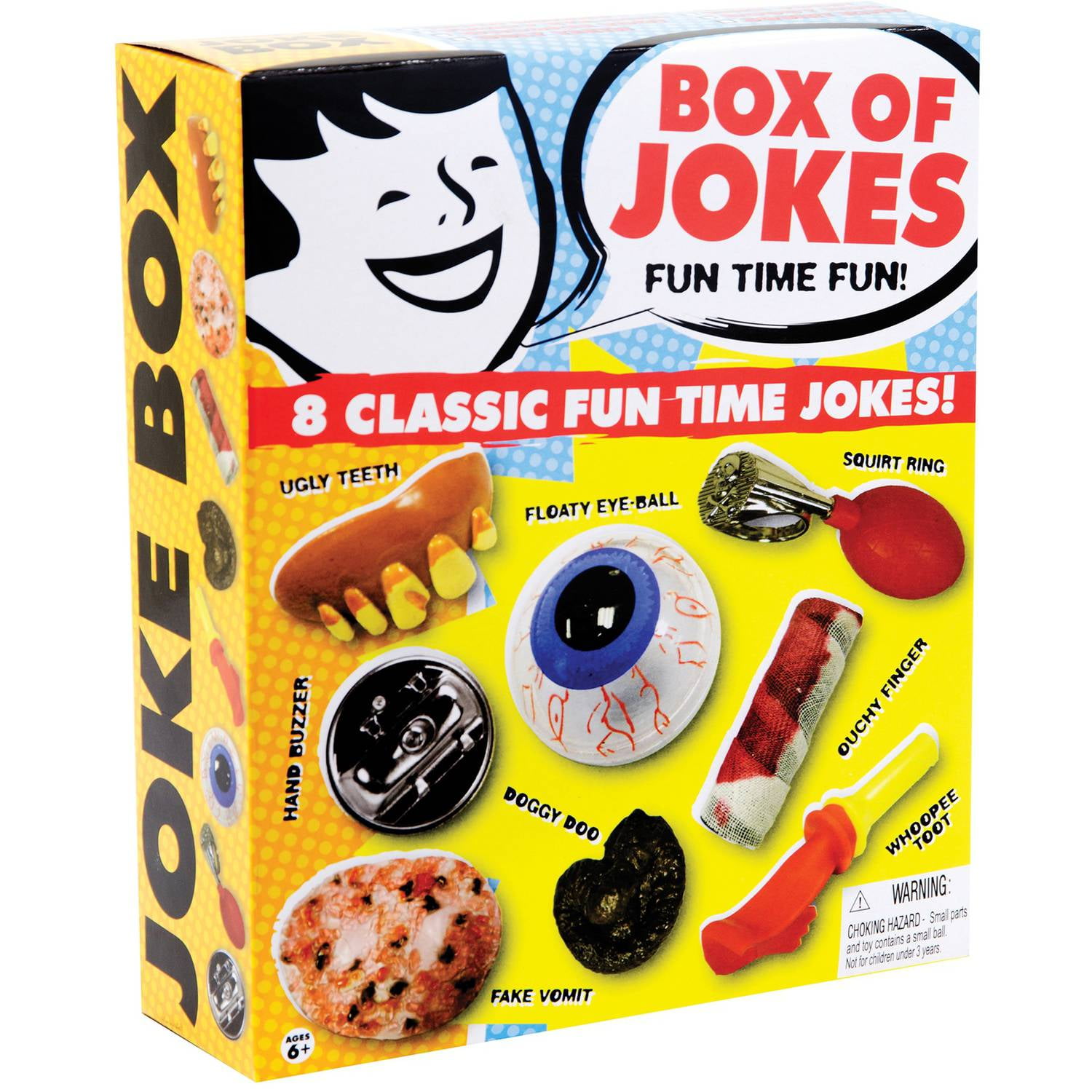 jolly jokes 3 pack humour joking prank chewing gum teeth finger laugh wind up 