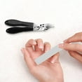 thumbnail image 5 of Pointed Nail Clippers, Slanted Nail Clippers, Three-Piece Compact Portable Nail Grooming Set with Powder Coated Precision Finish and Wide Opening for Easy Cutting, Durable and Travel Friendly, 5 of 7
