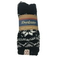 thumbnail image 2 of Dearfoams Men's Cozy Lounge Crew Socks, 2-Pack, Sizes 7-12, 2 of 2