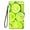 Green Lemon, variant on For Samsung A54 Case 5G , Mantto PU Leather Phone Case With Hand Rope Strap Cute Painted Flip Card Wallet Slots Case,Kickstand Phone Skin For Samsung Galaxy A54 5G, Cat