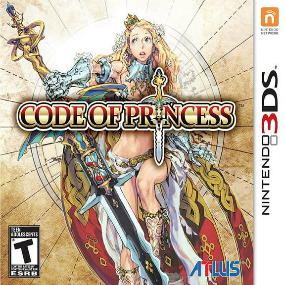 Restored Code of Princess (Nintendo 3DS, 2012) Hack & Slash Game (Refurbished)