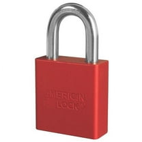 American Lock A1205RED Padlock, Red Body Keyed Alike