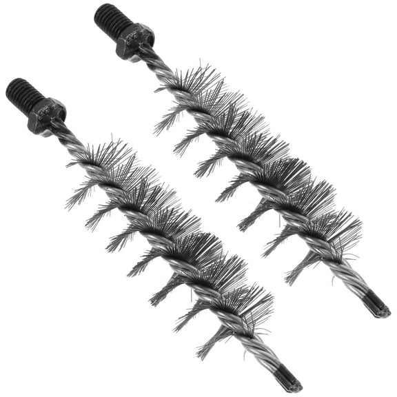 MERRYHAPY 2-Pack Steel Wire Chimney Pipe Cleaning Brushes Flexible Soot Removal Tool for Fireplace and Stove Maintenance