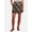 BLACK FLORAL, variant on Women's Pull on Linen Blend Skort