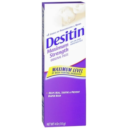 DESITIN Maximum Strength Original Paste 4 oz (Pack of (Best Medicine For Diaper Rash)