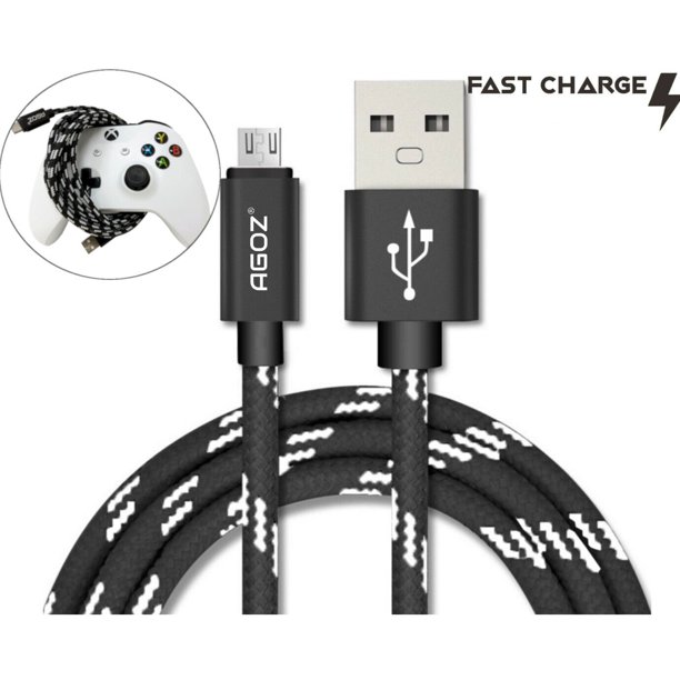Agoz 4ft Durable Heavy Duty Braided Micro USB FAST Charging Charger