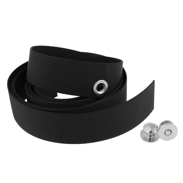 2x Tornillos de Libro de licencia Trasera BCD de Buceo Duraderos + Correa de