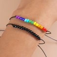 thumbnail image 3 of 2Set Arc-en-Pride Bracelets Bracelets LGBT Perles Gay Pride Bracelet pour les Femmes Bracelets d'Amitié, 3 of 5