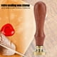 thumbnail image 2 of Sello de cera de sellado, 1 pieza de cera de sellado de madera retro, sello de cera de madera de alta capacidad, 2 of 8