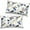 Breeze Leaves Beige, variant on Outdoor Lumbar Pillow Covers 12\u201dx20\u201d, Rectangle Throw Pillow Covers for Patio Furniture, Decorative Lumbar Cushion Case for Garden Balcony Couch Office Chair, Pack of 2, Swaying Palms Blue