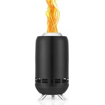 chalian - 12 Inch Tabletop Fire Pit with Stand Smokeless 304 Stainless Steel Fire Pit for Camping Outdoor & Patio-Wood Burning or Pellet Fueled Portable Bonfire