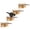 9.8" x 7.1", variant on Solid Wood Wall Mounted Cat Steps Furniture Shelves Perch 6.7" x 7.5"