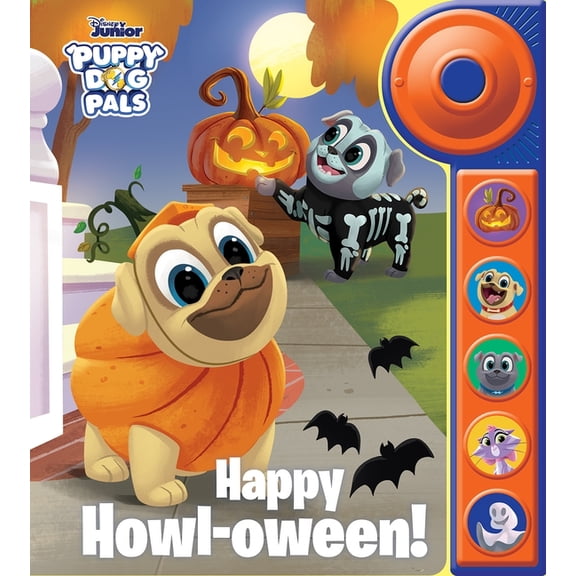 Disney Junior Puppy Dog Pals: Happy Howl-Oween! Sound Book, (Paperback)
