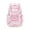 Pink, variant on UJNDER Teen Girls Large Capacity Transparent Water-resistant Backpack Lightweight Double Shoulder Design for School Daily Use,Pink,Large