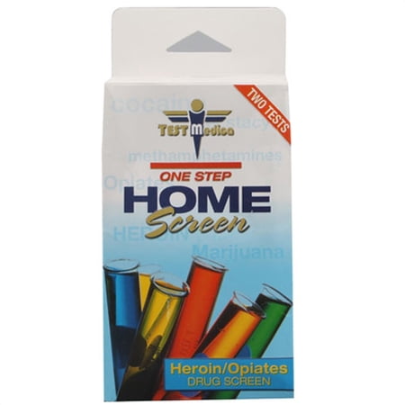 Testmedica Diagnostic Heroin Opiates Home Scan, 2 Ct