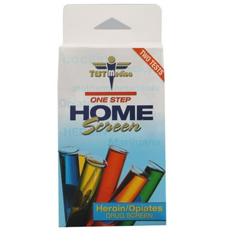 Testmedica Diagnostic Heroin Opiates Home Scan, 2 Ct