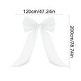 thumbnail image 4 of Shoreew Large Satin Bow 78" x 48" Giant Bow Ribbon Tie for Christmas Birthday Party Wedding Bridal Bachelorette Graduation Room Backdrop Wall Decor, 4 of 6