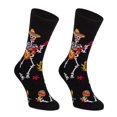 thumbnail image 3 of 2 Pairs Sugar Skull Socks Halloween Crew Socks Casual Cotton Socks Novelty Funny Footwear for Mexico Day of The Day, 3 of 7